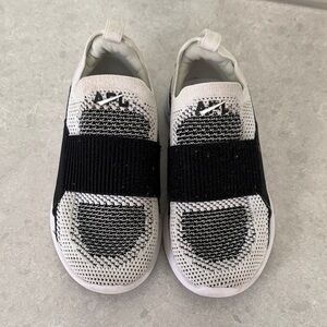 APL Kids Black & White Slip-On Athletic Sneakers
